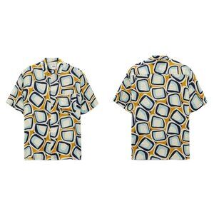 NEW ZARA GEOMETRIC PRINT SHIRT | 3562/305 |